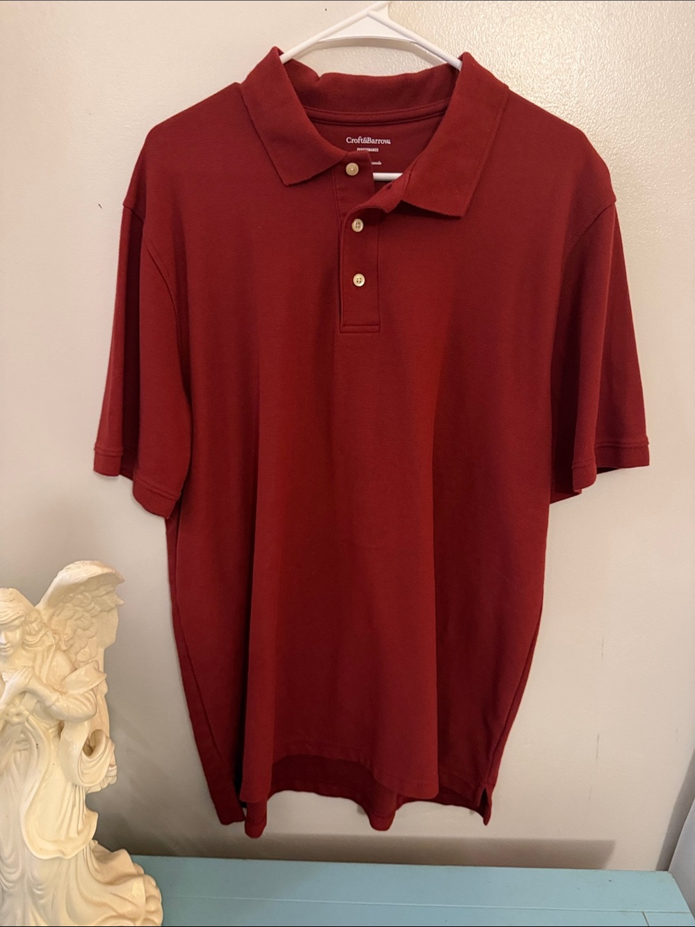 croft & barrow Men's Polo - Burgundy